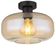 Globo 15566DA - Felületre szerelhető csillár GIUSEPPE 1xE27/40W/230V átm. 28 cm átlátszó