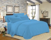 Hotel mikroszálas ágynemű JASMINE PURE világoskék - 2 cm csík Ágyneműhuzat mérete: 70 x 90 cm | 140 x 200 cm