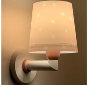 Dalber 82219S - Gyermek fali lámpa STAR LIGHT 1xE27/60W/230V rózsaszín