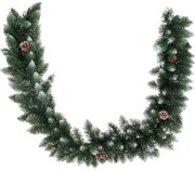 Karácsonyi dekorációs girland Snowy cone, 180 cm