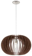 Eglo 95025 - Csillár zsinóron STELLATO 1xE27/60W/230V barna