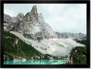 Poszterek keretben 40x30 Türkiz víz a hegyekben