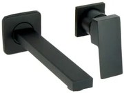 QATRO fekete rejtett mosdócsaptelep fali