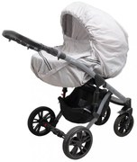 Babakocsi esővédő New Baby Basic szürke