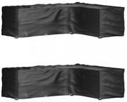 2 db L-alakú kerti bútorhuzat 16 fűzőlyukkal 260x210x80 cm