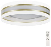 Belis LED Dimmelhető mennyezeti lámpa SMART CORAL GOLD LED/24W/230V fehér/arany + távirányító BE0520