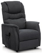 Elektromos Fekvőfotel, Szürke Szövet. TV-1171 GREY2