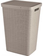 Curver szennyeskosár Jute 58 l, taupe