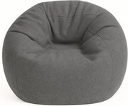 XL beltéri babzsákfotel – sötétszürke