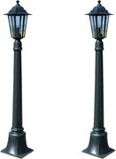 vidaXL 2 db Preston kerti lámpa 105 cm