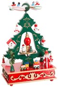 Fa zenélő figura (magasság 24 cm) Christmas Tree – Casa Selección
