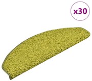 30 db zöld, nagy félkör alakú lépcsőszőnyeg 65 x 21 x 4 cm