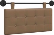 vidaXL Fali Fejtámla Falra szerelhető Cappuccino 100 x 55 x 5 cm Műbőr