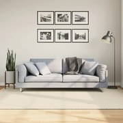 ISTAN krémszínű hosszú szálú fényes szőnyeg 160 x 230 cm