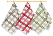 Bellatex Konyhai törölköző Káro, 50 x 70 cm, 3db-os szett