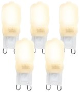 5 db G9 LED izzó készlet CUTE PC 2W 200lm 2700K