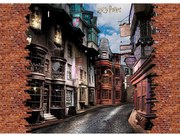 Gyerek fotótapéta Harry Potter Diagon Alley 252 x182 cm, 4 részes