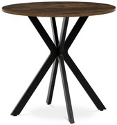 Étkezőasztal 80 x 80 cm, régi fa, M