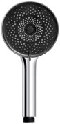 Ezüstszínű műanyag zuhanyfej ø 12 cm Softwater – Wenko