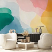 Fotótapéta - Absztrakt színes foltok (147x102 cm)