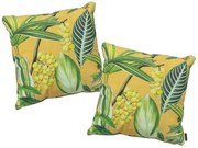 2 db kültéri párna GRAVES 50x50 cm, sárga