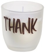 SPAAS Gyertya üvegben, felirattal - THANK
