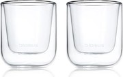 Duplafalú pohár szett 2 db-os 80 ml Nero – Blomus