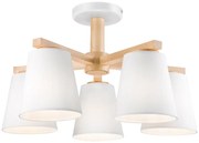 Fali lámpa ELLIE 5xE27/60W/230V fehér/cseresznye