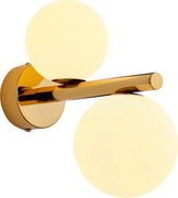 Fali lámpa, arany fali lámpa tükör fölé fürdőszoba előszobába Taida 2 XX