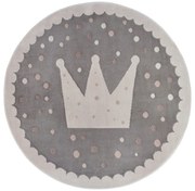 Szürke gyerek szőnyeg ø 100 cm Crown – Hanse Home