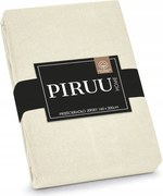 Pamut gumis lepedő 160x200 Puha Krémszínű Jersey Piruu