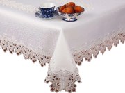 Abrosz Gipszből 150x260 Fehér Dekorációs Asztalra