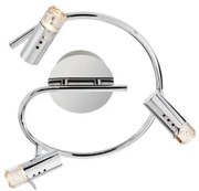 Redo 04-331 - SLIM LED spotlámpa 3xLED/4W/230V, fényes króm