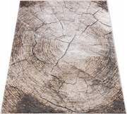 Komo Szőnyeg 250x350 Stílusos Modern fényes Bézs barna w18