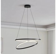 Eglo 901138 - LED Csillár zsinóron RUOTALE LED/42W/230V 3000K fekete