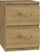 M2 éjjeliszekrény, tölgy