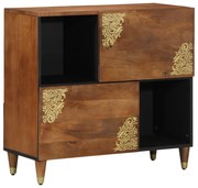 Médiatároló Szekrények és Polcok Mézesbarna Tömör fa Közepes