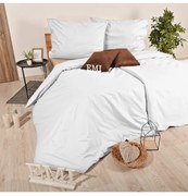 EMI fehér deluxe pamut ágyneműhuzat, A kibővített egyszemélyes ágy szett tartalma: 1x 140x220 + 1x 70x90