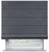 Szürke római roló 170x100 cm Posh Velvet - Yellow Tipi