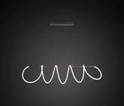 Zigzag LED egyágú függesztett lámpa