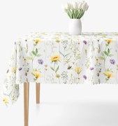 Goldea szögletes teflonos asztalterítő - réti világ 140 x 220 cm