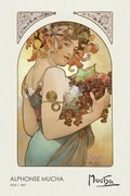 Reprodukció Fruit (1897), Alfons Mucha