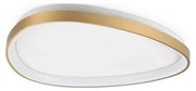Ideal Lux - LED Dimmelhető mennyezeti lámpa GEMINI LED/28W/230V átm. 61 cm CRI 90 arany