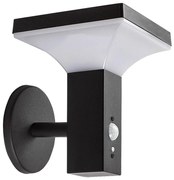 Rabalux 77044 - GELEEN LED 4W 230V IP44 fekete napelemes fali lámpa