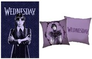 Wednesday polár takaró és párna szett, 2 részes