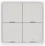 Kapcsoló 4-gombos GoSmart 1xCR2430 Tuya fehér