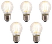 5 darabos E27 3 lépésben dimmelhető LED izzókészlet P45 5W 700 lm 2700K