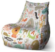 Bean babzsák állatkert ábécé - gyerek, színes