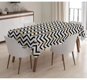 Happy New Year karácsonyi pamutkeverék asztalterítő, 140 x 180 cm - Minimalist Cushion Covers