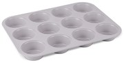 12 csészés tapadásmentes muffin sütőforma matt szürke Berlinger Haus Taupe Collection